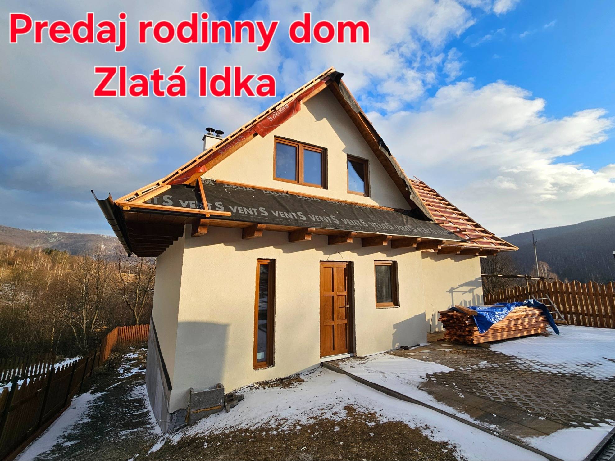 Predaj novostavba rodinný dom Zlatá Idka 